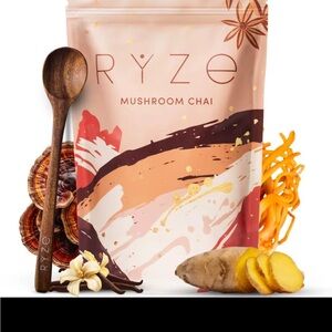 Ryze Mushroom Chai with a nice tasting of ginger good for your immune system